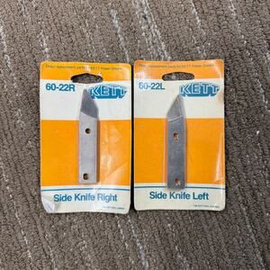 Kett 60-22L and 60-22R Side Blade Replacement